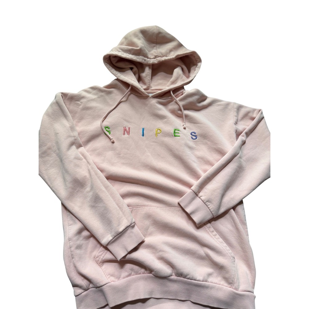 Snipes Hoodie Multi-Color Embroidered Logo XS Streetwear Sweatshirt